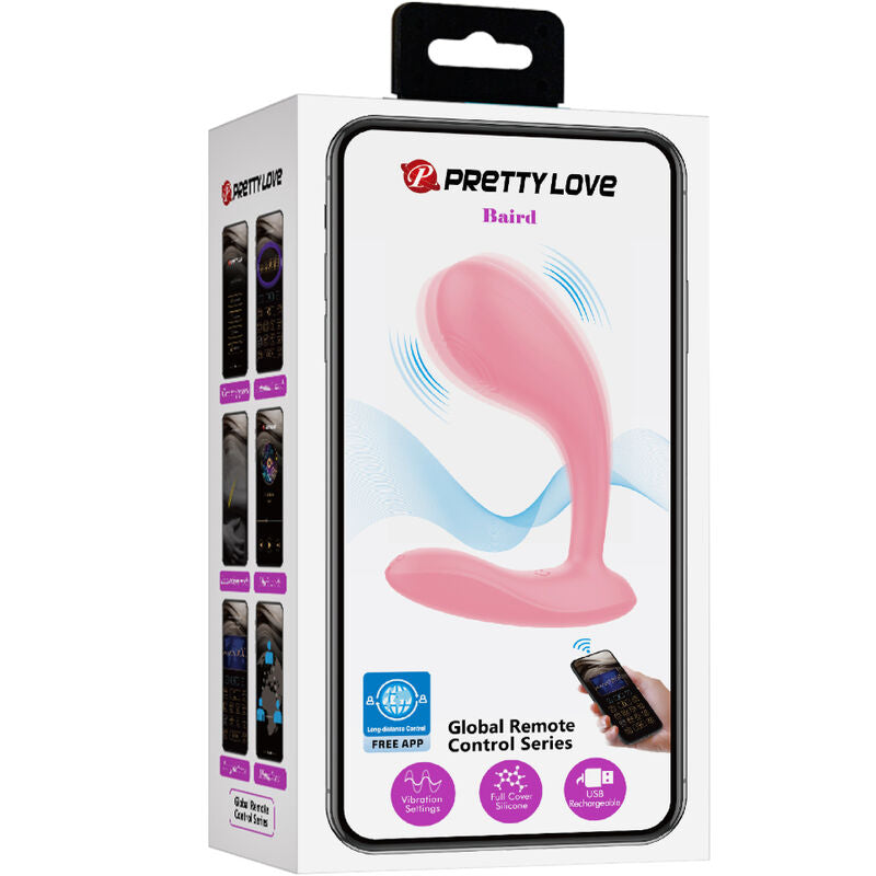 PRETTY LOVE - BAIRD APPLICATION G-SPOT 12 VIBRATIONS RECHARGEABLE ROSE PRETTY LOVE FLIRTATION