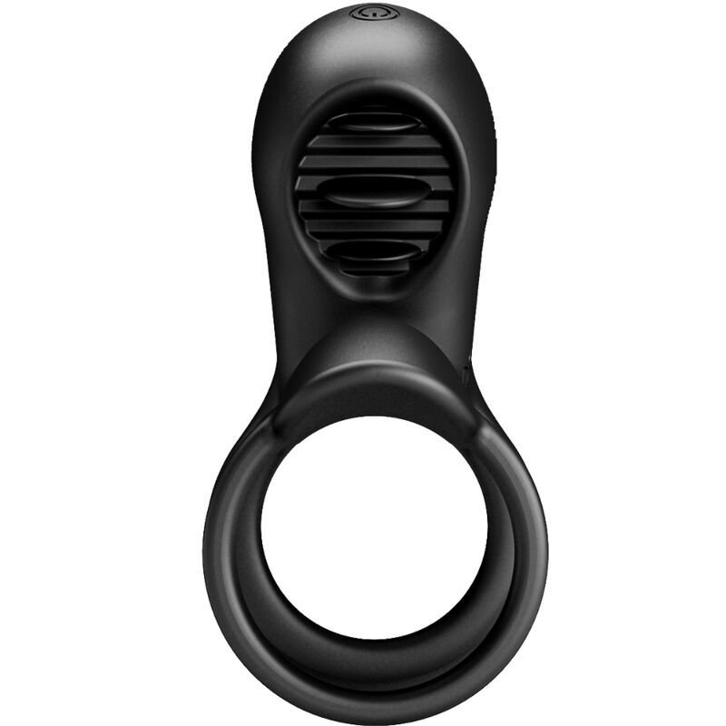 PRETTY LOVE - GAINE PÉNIS JAMMY 12 VIBRATIONS AVEC LANGUE EN SILICONE RECHARGEABLE PRETTY LOVE MALE