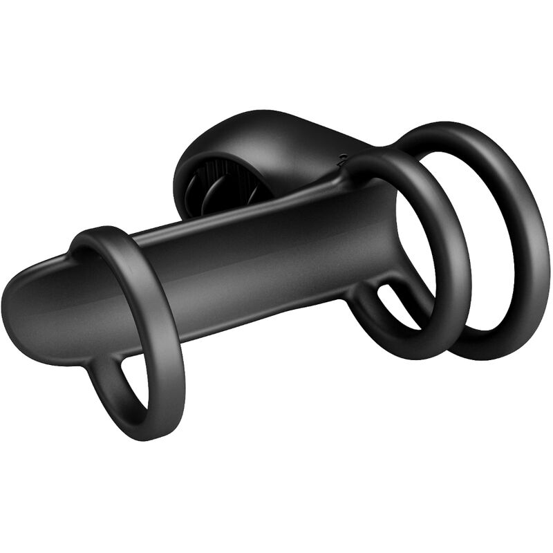 PRETTY LOVE - GAINE PÉNIS JAMMY 12 VIBRATIONS AVEC LANGUE EN SILICONE RECHARGEABLE PRETTY LOVE MALE