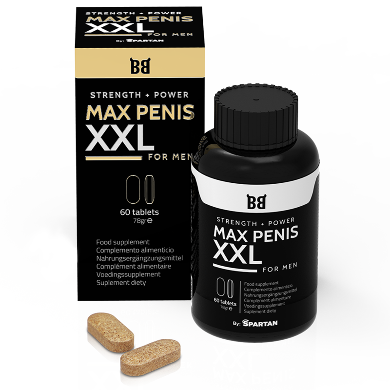 BLACK BULL - MAX PENIS XXL FORCE + PUISSANCE POUR HOMMES 60 COMPRIMES BLACK BULL