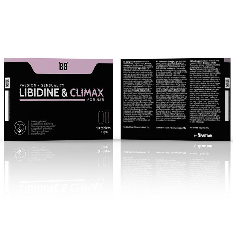BLACK BULL - AUGMENTATION DE LIBIDINE ET CLIMAX L BIDO POUR FEMMES 10 GÉLULES BLACK BULL