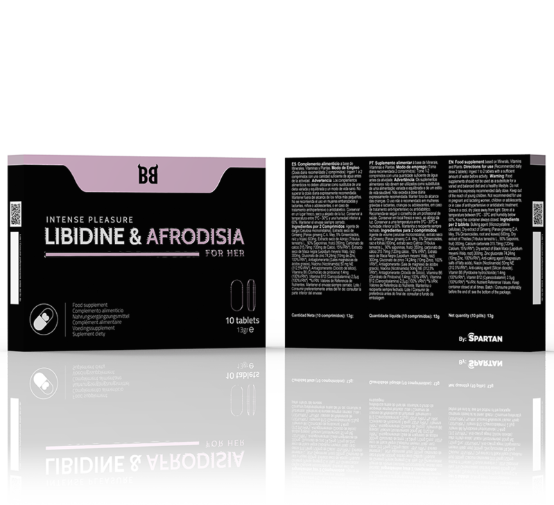 BLACK BULL - LIBIDINE & AFRODISIA PLAISIR INTENSE POUR ELLE 10 COMPRIMES BLACK BULL