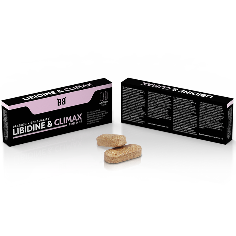 BLACK BULL - AUGMENTATION DE LIBIDINE ET CLIMAX L BIDO POUR FEMMES 4 GÉLULES BLACK BULL
