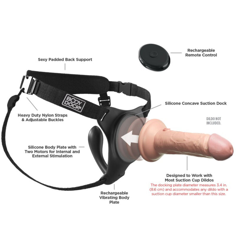 PIPEDREAMS - HARNAIS BODY DOCK G-SPOT PRO PIPEDREAMS