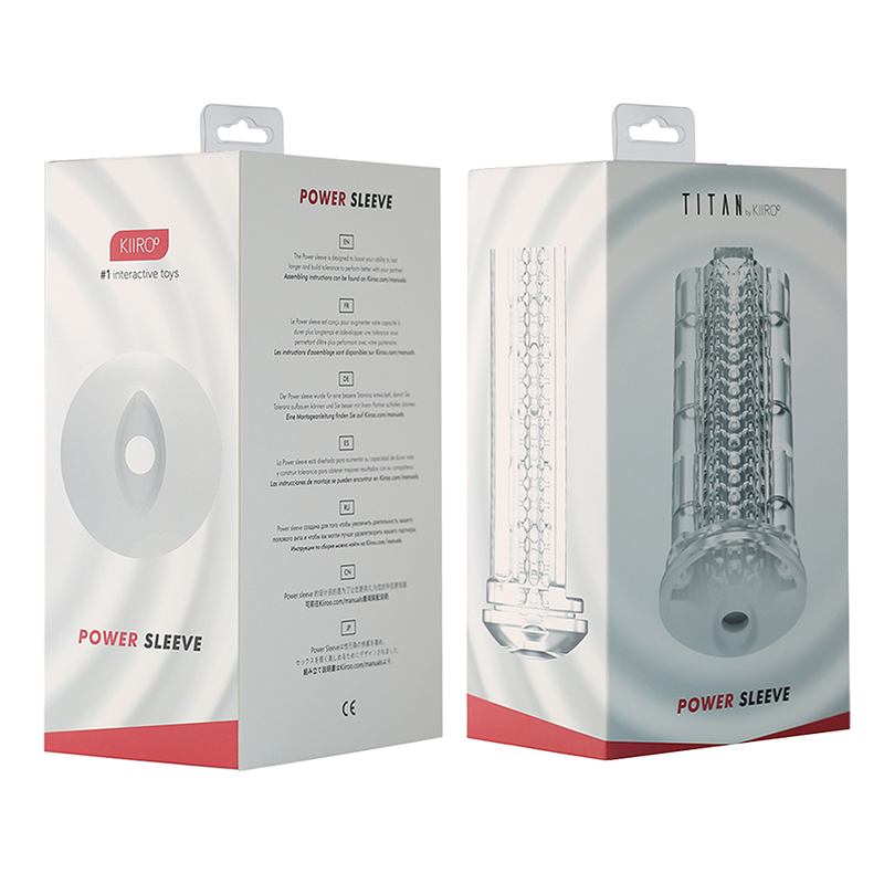 KIIROO - COUVERCLE MASTURBATEUR TITAN PUISSANCE + PERFORMANCE KIIROO