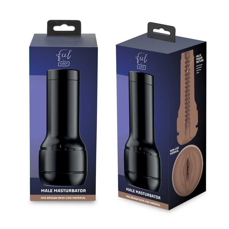 KIIROO - STIMULATEUR MASTURBATEUR FEEL STROKER - MARRON KIIROO