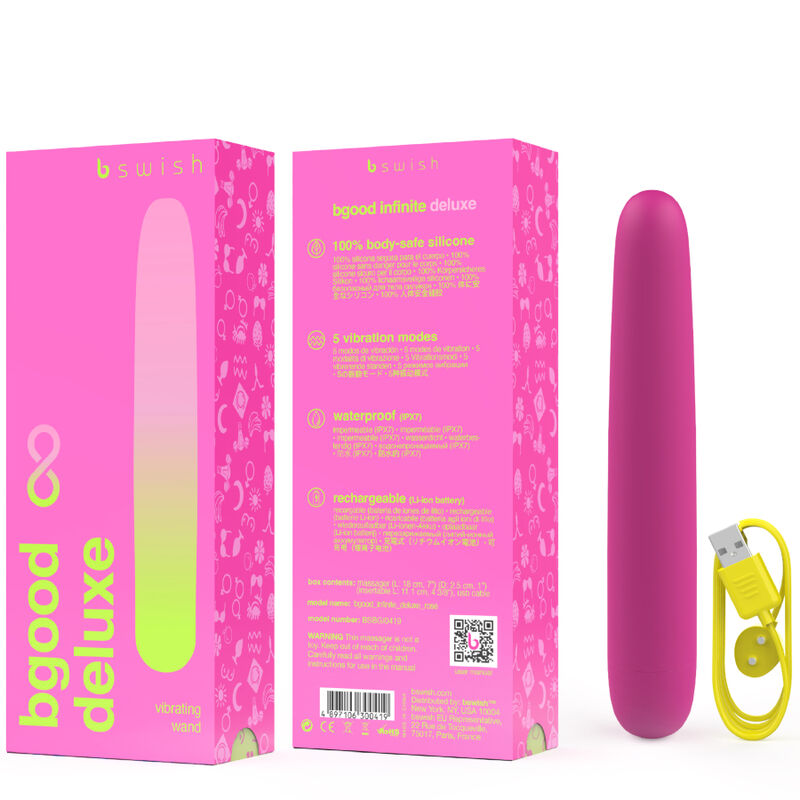 B SWISH - VIBRATEUR RECHARGEABLE B SWISH - BGOOD INFINITE DELUXE SILICONE ROSE B SWISH
