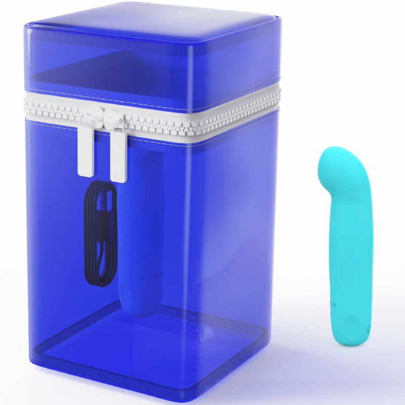 B SWISH - VIBRATEUR RECHARGEABLE EN SILICONE BLEU BCUTE CURVE INFINITE CLASSIC ÉDITION LIMITÉE B SWISH