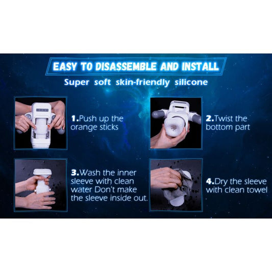 GAME CUP - MASTURBATEUR À VIBRATION DE POUSSÉE AVEC FONCTION CHAUFFANTE ET SUPPORT MOBILE - NOIR BAILE FOR HIM