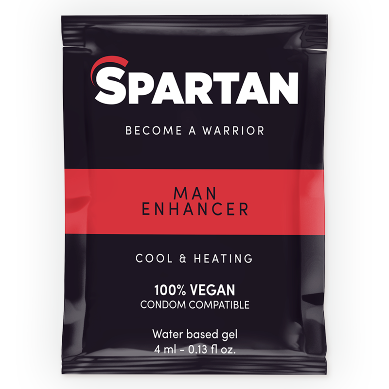 SPARTAN - GEL AMÉLIORANT L'ÉRECTION À EFFET FROID-CHAUD 100% VEGAN 4ML SPARTAN