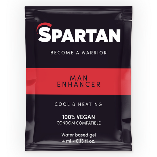 SPARTAN - GEL AMÉLIORANT L'ÉRECTION À EFFET FROID-CHAUD 100% VEGAN 4ML SPARTAN