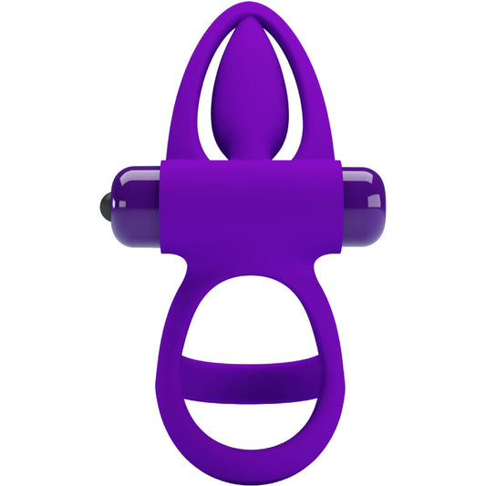 PRETTY LOVE - ANNEAU VIBRATEUR 10 VIBRATIONS SILICONE VIOLETTE PRETTY LOVE MALE