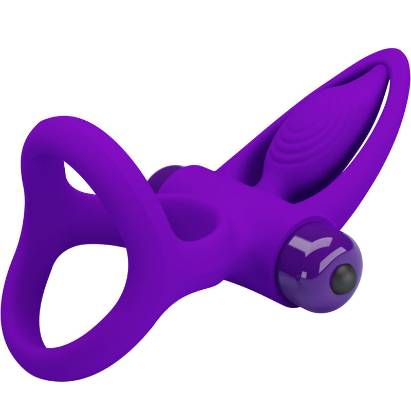 PRETTY LOVE - ANNEAU VIBRATEUR 10 VIBRATIONS SILICONE VIOLETTE PRETTY LOVE MALE