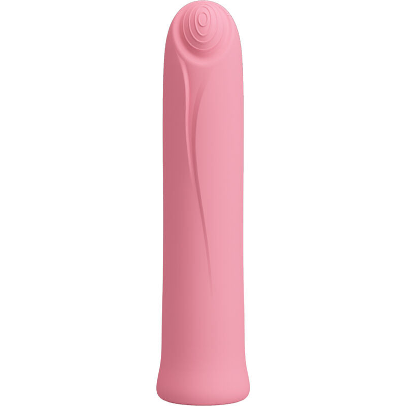 PRETTY LOVE - VIBRATEUR CURTIS MINI SUPER POWER 12 VIBRATIONS EN SILICONE ROSE PRETTY LOVE FLIRTATION