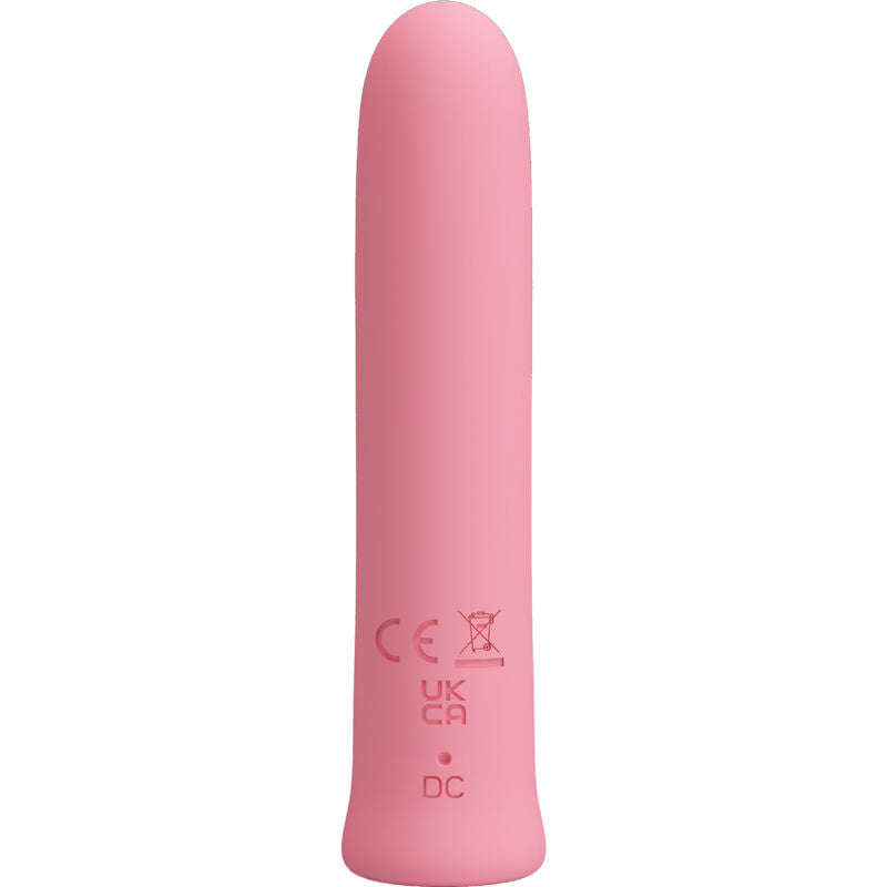PRETTY LOVE - VIBRATEUR CURTIS MINI SUPER POWER 12 VIBRATIONS EN SILICONE ROSE PRETTY LOVE FLIRTATION