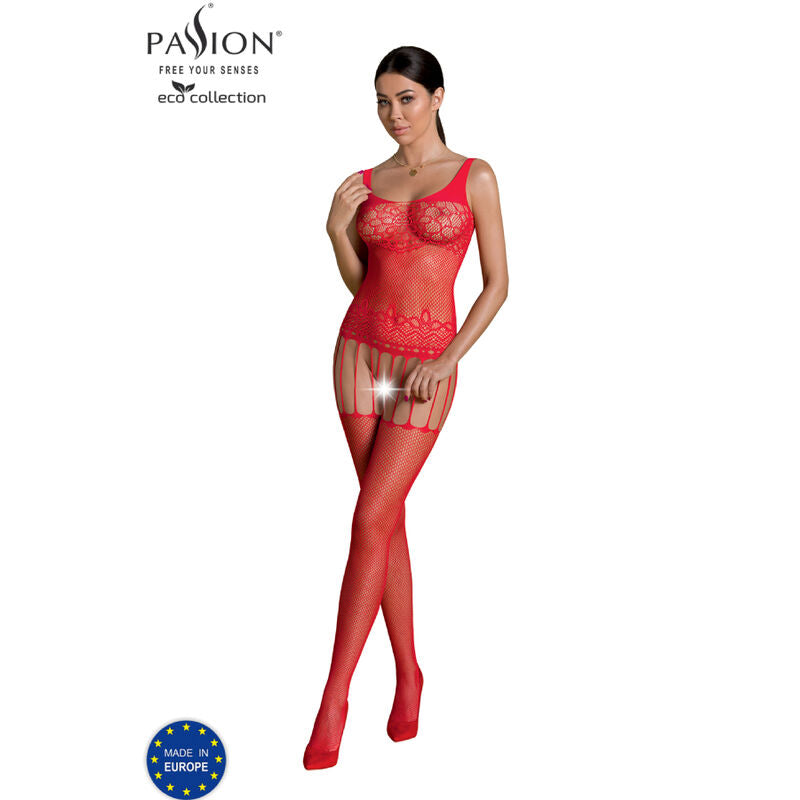 PASSION - BODYSTOCKING ECO COLLECTION ECO BS001 NOIR PASSION WOMAN BODYSTOCKINGS