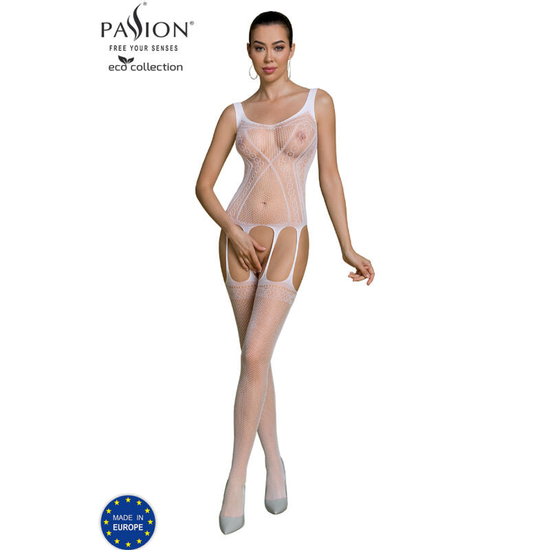 PASSION - BODYSTOCKING ECO COLLECTION ECO BS007 NOIR PASSION WOMAN BODYSTOCKINGS