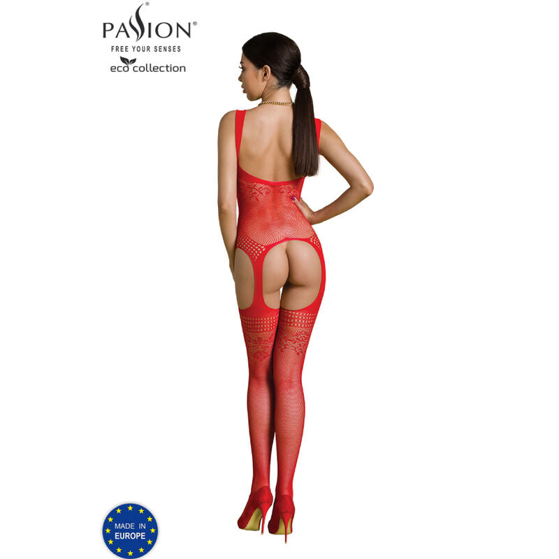 PASSION - BODYSTOCKING ECO COLLECTION ECO BS008 NOIR PASSION WOMAN BODYSTOCKINGS