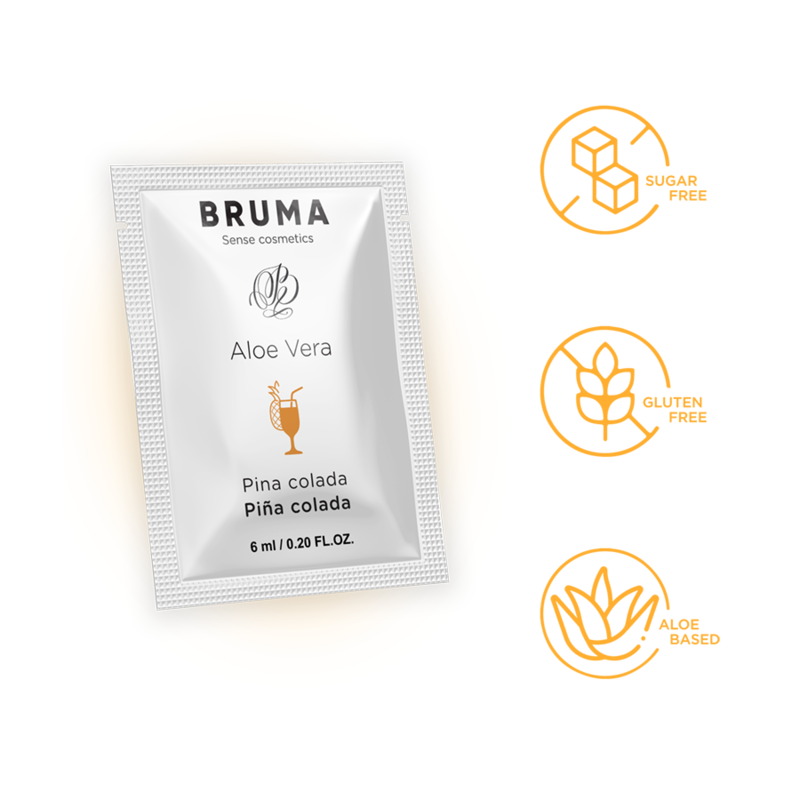 BRUMA - GEL GLISSANT À L''ALOE VERA SAVEUR PINA COLADA 6 ML BRUMA
