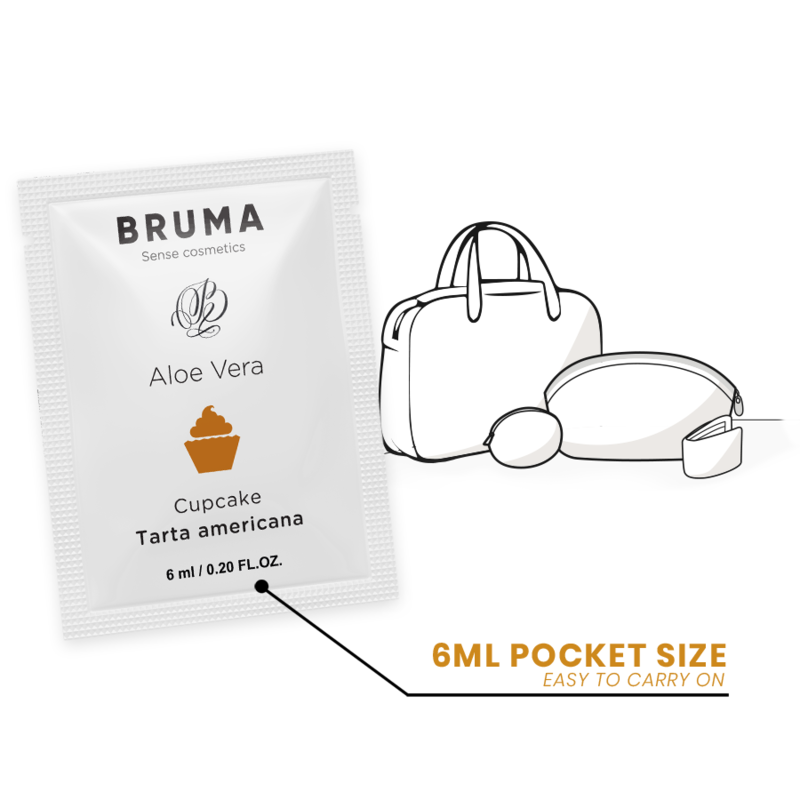 BRUMA - GEL GLISSANT À L''ALOE VERA SAVEUR CUPCAKE 6 ML BRUMA