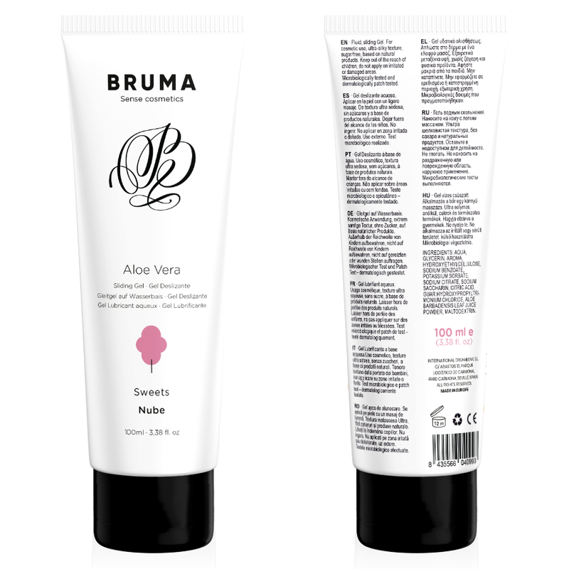 BRUMA - GEL GLISSANT À L'ALOE VERA SAVEUR BONBONS 100 ML BRUMA