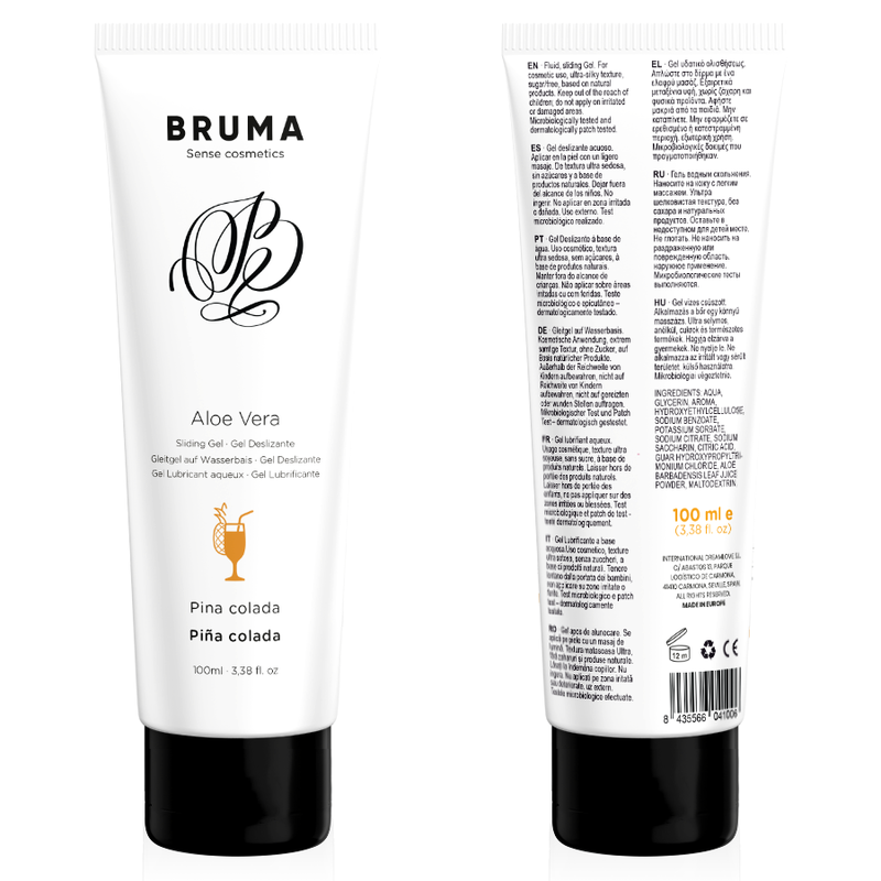 BRUMA - GEL GLISSANT À L''ALOE VERA SAVEUR PINA COLADA 100 ML BRUMA