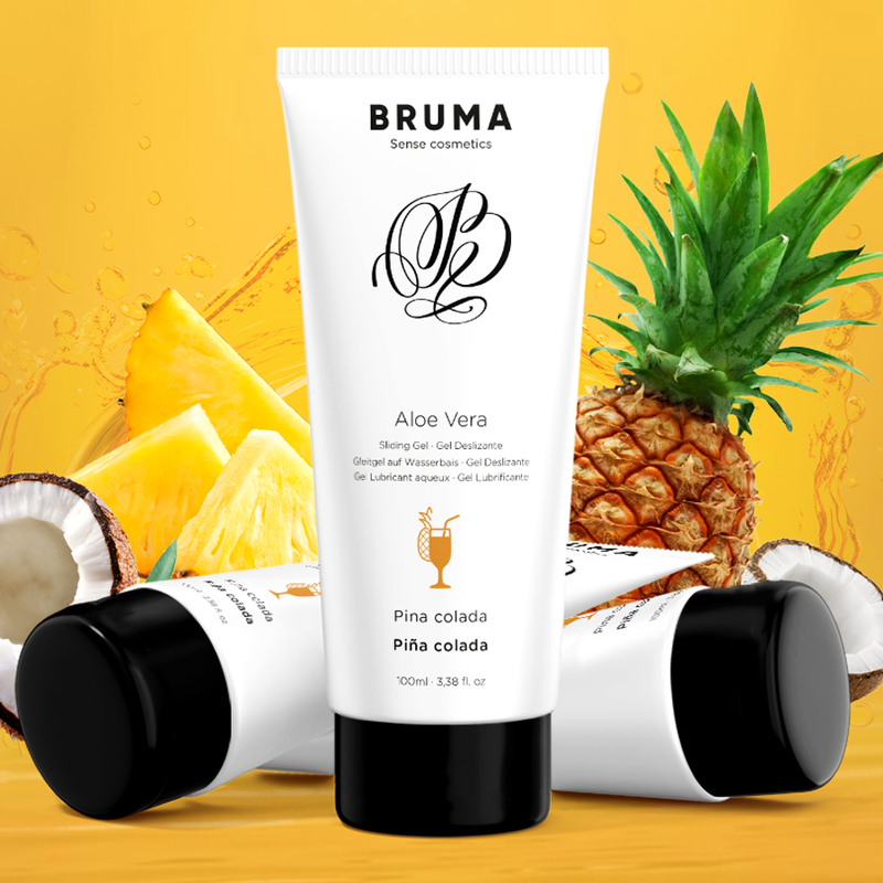 BRUMA - GEL GLISSANT À L''ALOE VERA SAVEUR PINA COLADA 100 ML BRUMA