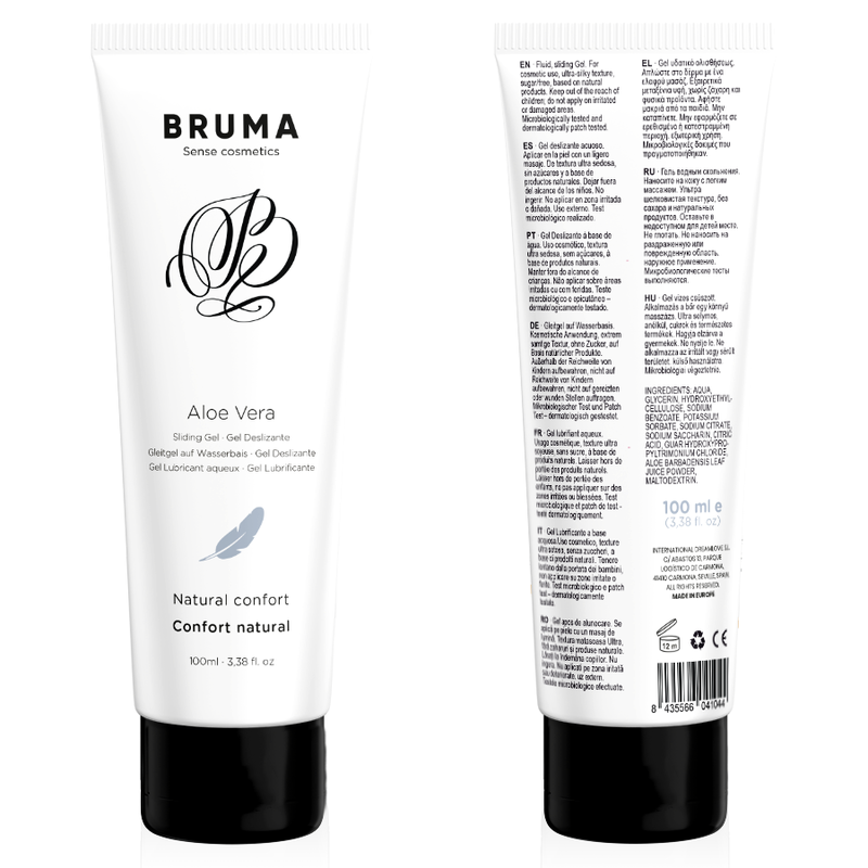 BRUMA - GEL GLISSANT ALOE VERA CONFORT NATUREL 100 ML BRUMA