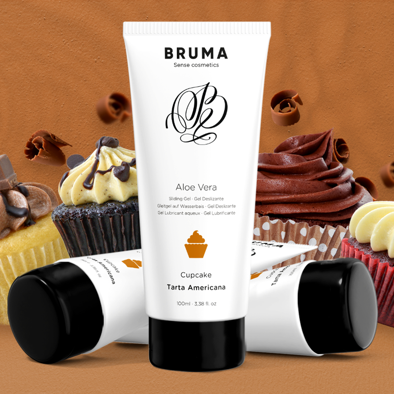 BRUMA - GEL GLISSANT À L''ALOE VERA SAVEUR CUPCAKE 100 ML BRUMA