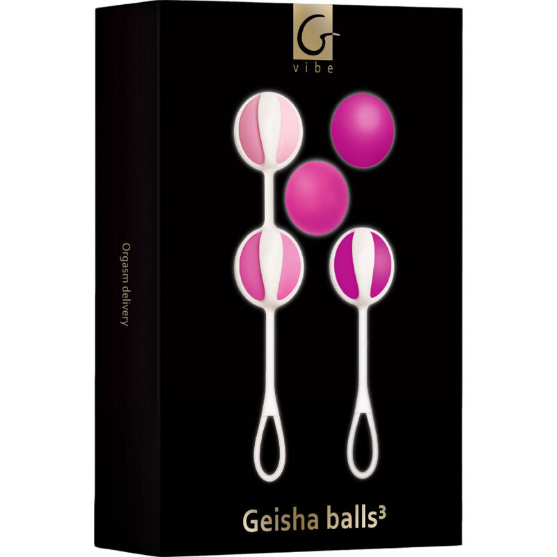 G-VIBE - SET 5 BOULES DE GEISHA3 ROSE G-VIBE