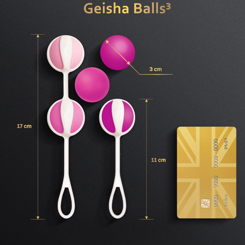 G-VIBE - SET 5 BOULES DE GEISHA3 ROSE G-VIBE