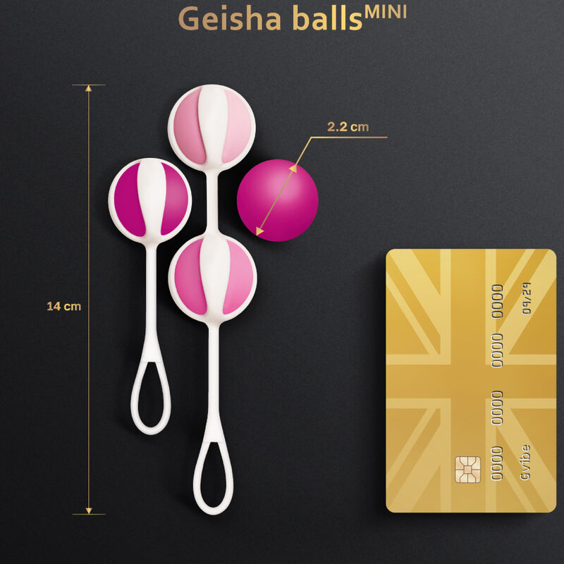 G-VIBE - SET 4 BOULES DE GEISHA MINI VIOLET G-VIBE