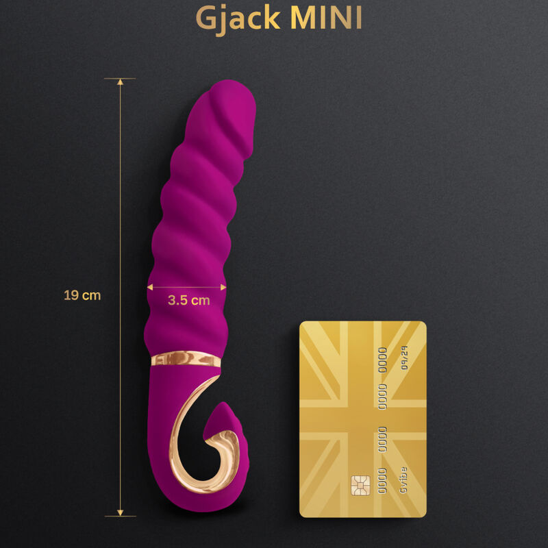 G-VIBE - VIBRATEUR GJACK MINI VIOLET EN SILICONE G-VIBE