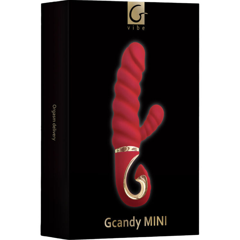 G-VIBE - VIBRATEUR GCANDY MINI ROUGE EN SILICONE G-VIBE