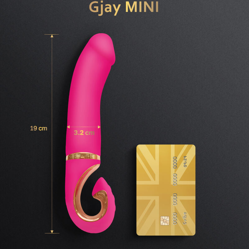G-VIBE - VIBRATEUR GJAY MINI ROSE EN SILICONE G-VIBE