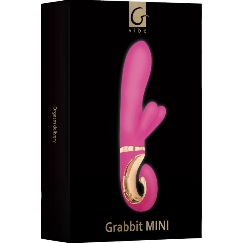 G-VIBE - VIBRATEUR GRABBIT MINI ROSE EN SILICONE G-VIBE