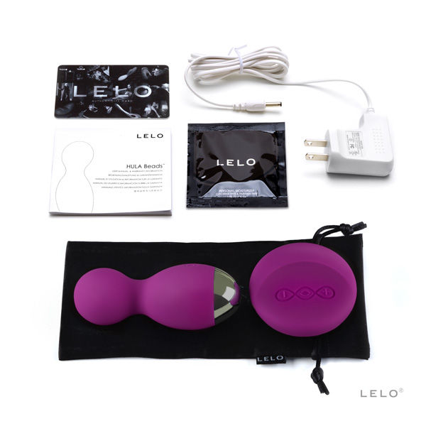 LELO - BADGE BOULES HULA ROSE PROFOND LELO