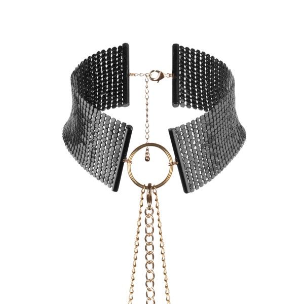 BIJOUX - DÉSIR MÉTALLIQUE COLLIER MÉTALLISÉ NOIR BIJOUX DESIRE METALLIQUE