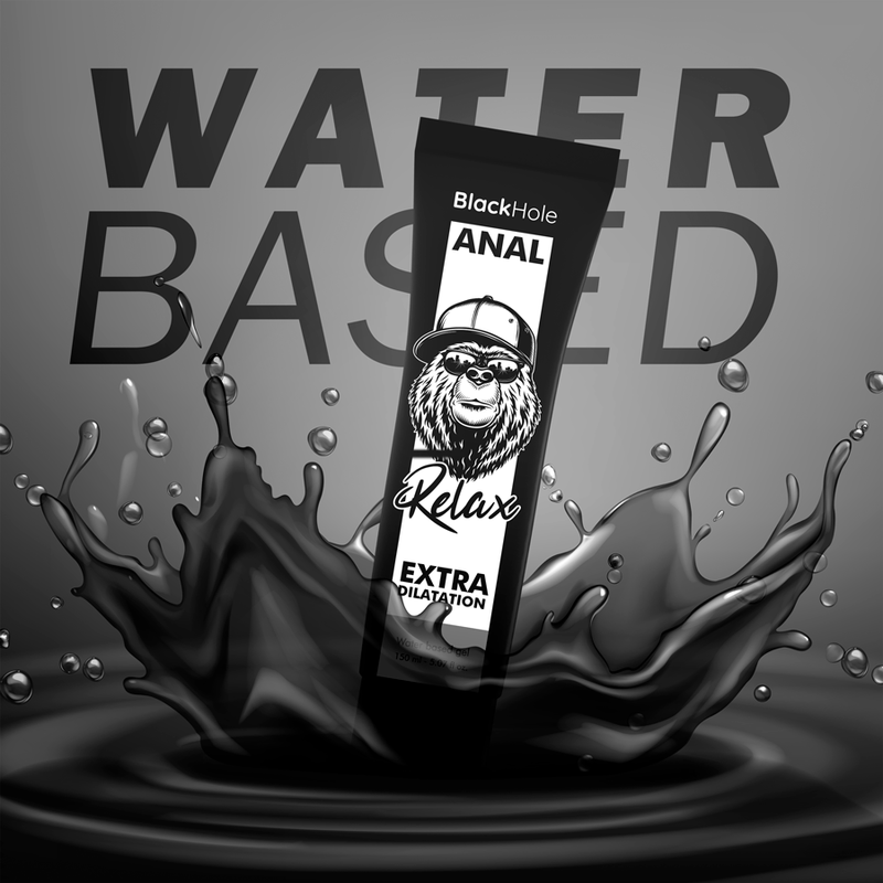 BLACK HOLE - GEL À BASE D'EAU DILATATION ANALE 150 ML BLACK HOLE