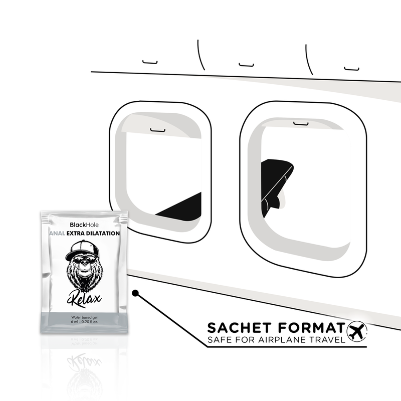 BLACK HOLE - GEL À BASE D'EAU EXTRA DILATATION 6 ML DOSE UNIQUE BLACK HOLE