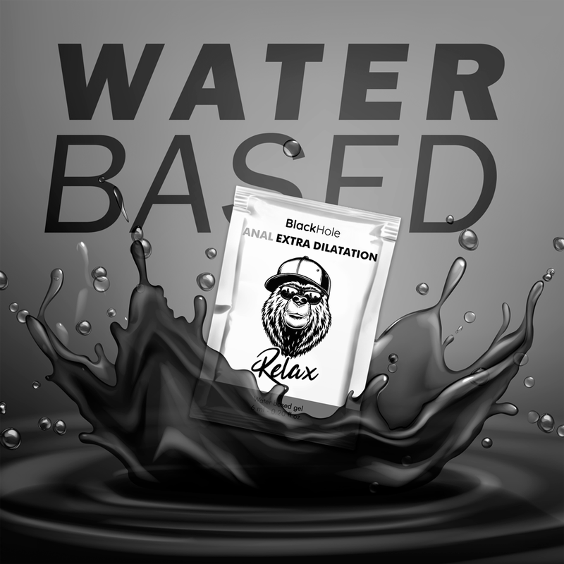 BLACK HOLE - GEL À BASE D'EAU EXTRA DILATATION 6 ML DOSE UNIQUE BLACK HOLE