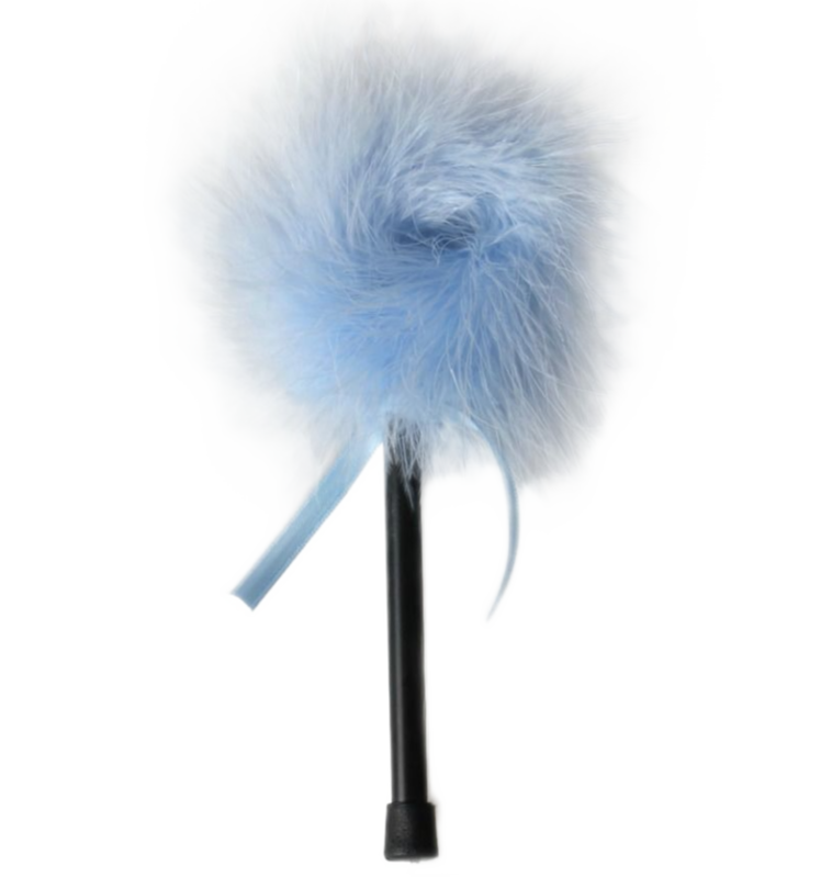 SECRETPLAY - DUSTER MARABOU BLEU CLAIR SECRETPLAY 100% FETISH
