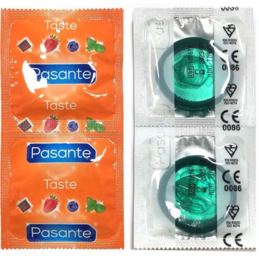 PASANTE - PRÉSERVATIFS SAVEUR MENTHE SAC 144 UNITÉS PASANTE