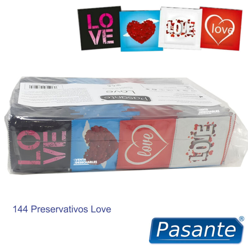 PASANTE - PRÉSERVATIFS LOVE BAG 144 UNITÉS PASANTE