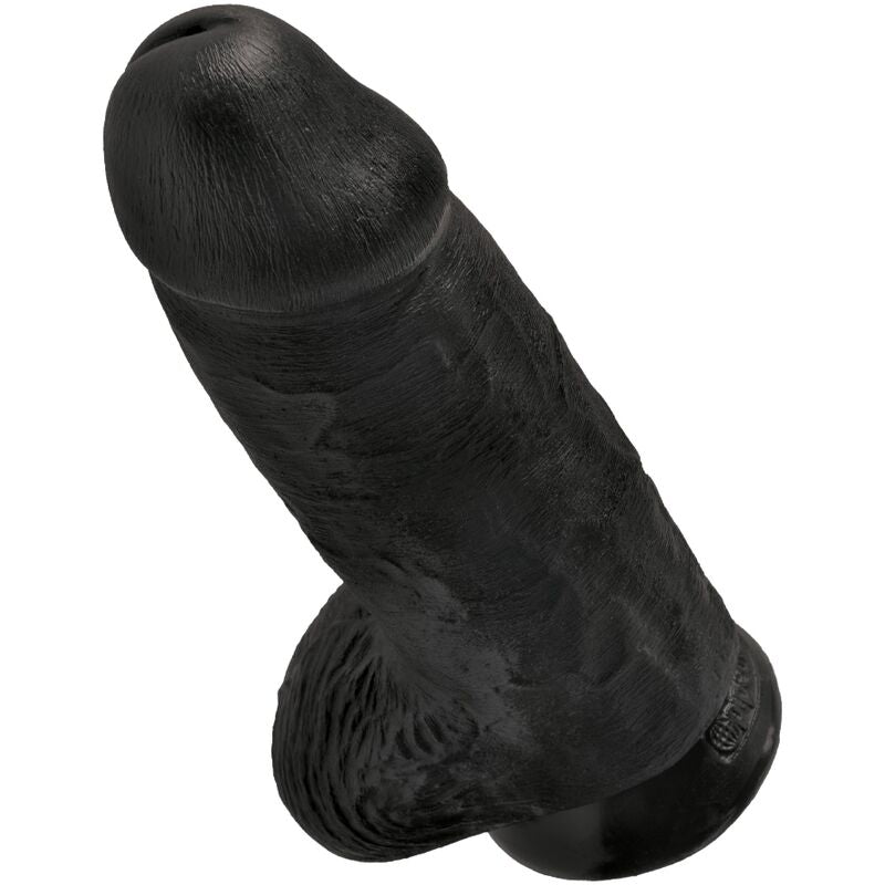 KING COCK - PÉNIS RÉALISTE CHUBBY 23 CM NOIR KING COCK