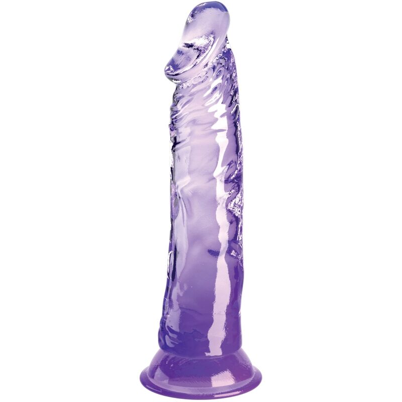 KING COCK - CLEAR PÉNIS RÉALISTE 19.7 CM VIOLET KING COCK