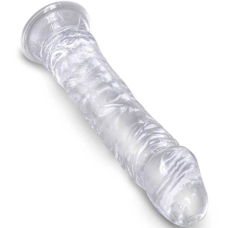 KING COCK - PÉNIS RÉALISTE CLAIR 19.7 CM TRANSPARENT KING COCK
