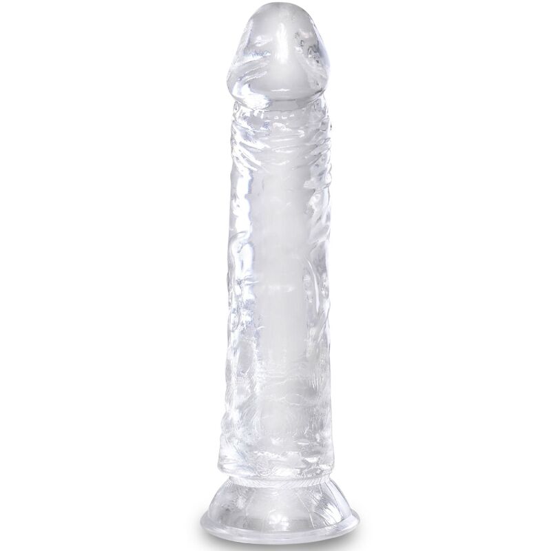 KING COCK - PÉNIS RÉALISTE CLAIR 19.7 CM TRANSPARENT KING COCK