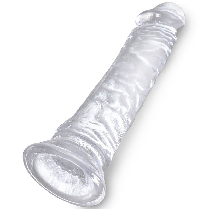 KING COCK - PÉNIS RÉALISTE CLAIR 19.7 CM TRANSPARENT KING COCK
