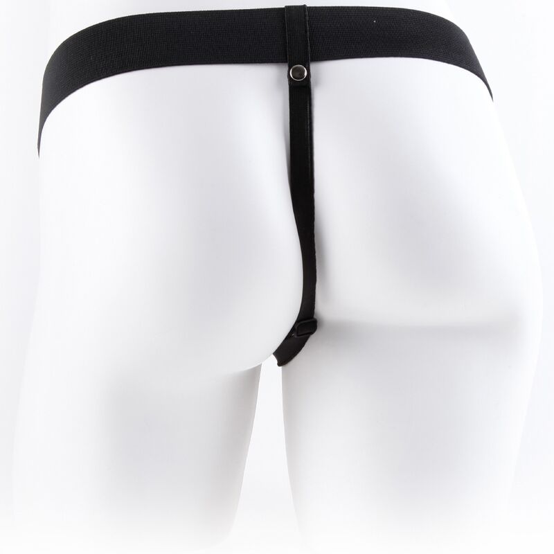 FETISH FANTASY SERIES - HARNAIS RÉGLABLE TÉLÉCOMMANDE PÉNIS RÉALISTE AVEC TESTICULES 17,8 CM FETISH FANTASY SERIES